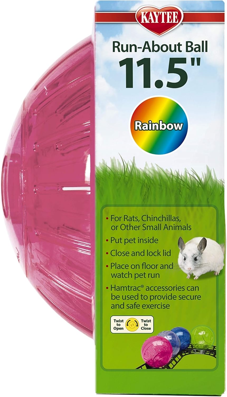 Kaytee Giant Rainbow Run About Ball 11.5"