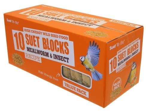 Suet To Go Value Pack Mealworm & Insect 10 Pack