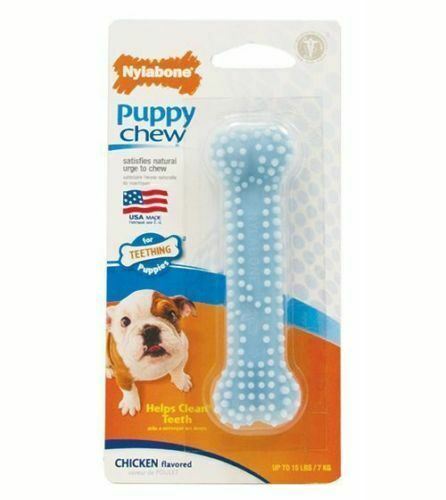 Nylabone Puppy Teething Bone Blue X Small