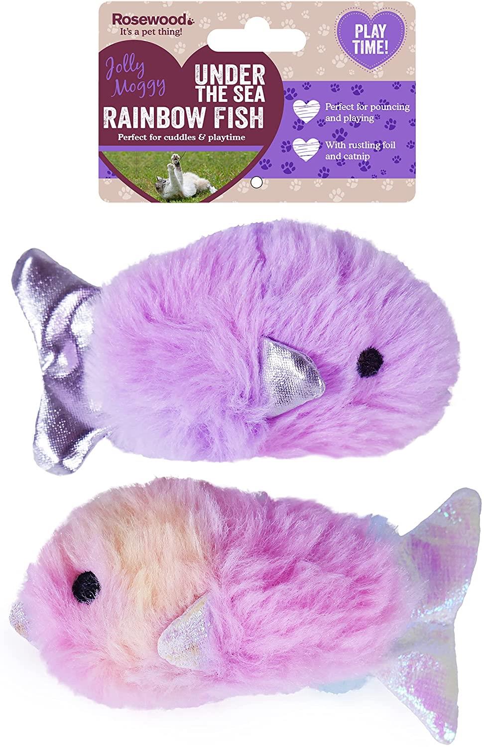 Rosewood Under The Sea Rainbow Fish Cat Toy