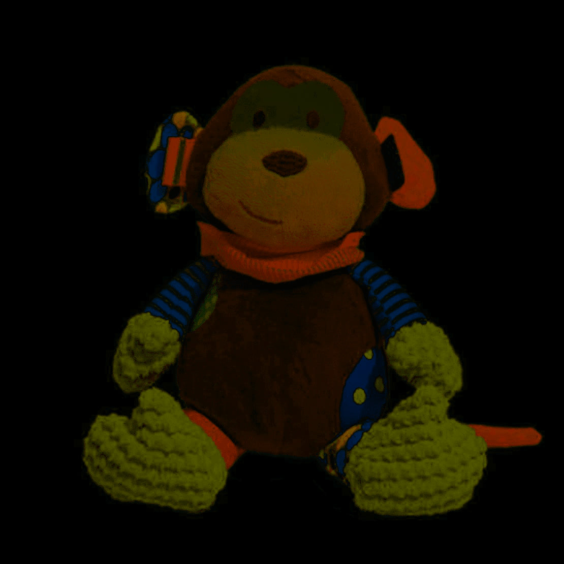 Rosewood Chubleez Mitchel Monkey Soft Squeaky Dog Toy