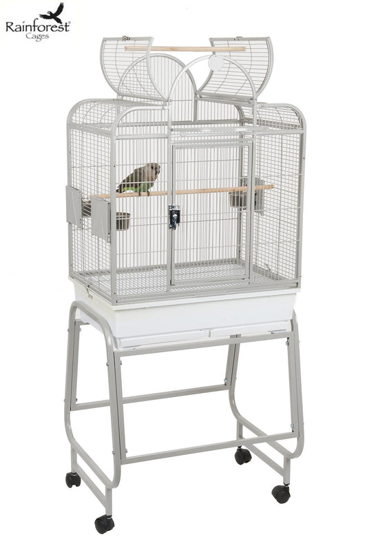 Rainforest Santa Fe Medium Bird Cage Stone White (2 Boxes)