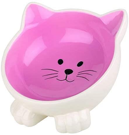 Pet Platter Orb Cat Bowl Pink 16.5cm