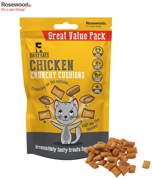 Daily Eats Chicken Crunchy Cushions Value Pack 200g