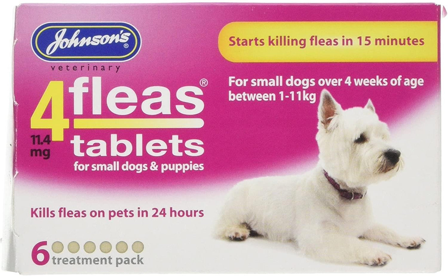 Johnson's Veterinary Small Dogs & Puppies 6 Tablets