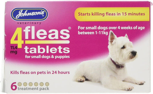 Johnson's Veterinary Small Dogs & Puppies 6 Tablets