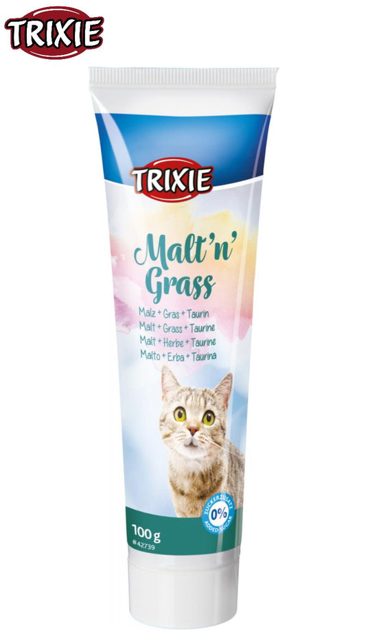 Trixie Malt 'n' Grass Anti Hairball 100g