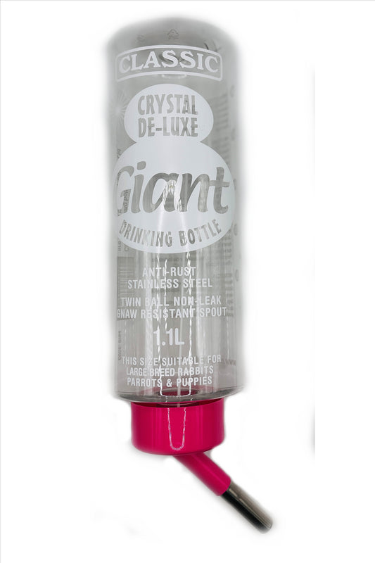 Classic Giant Bottle 1.1 Litre Pink