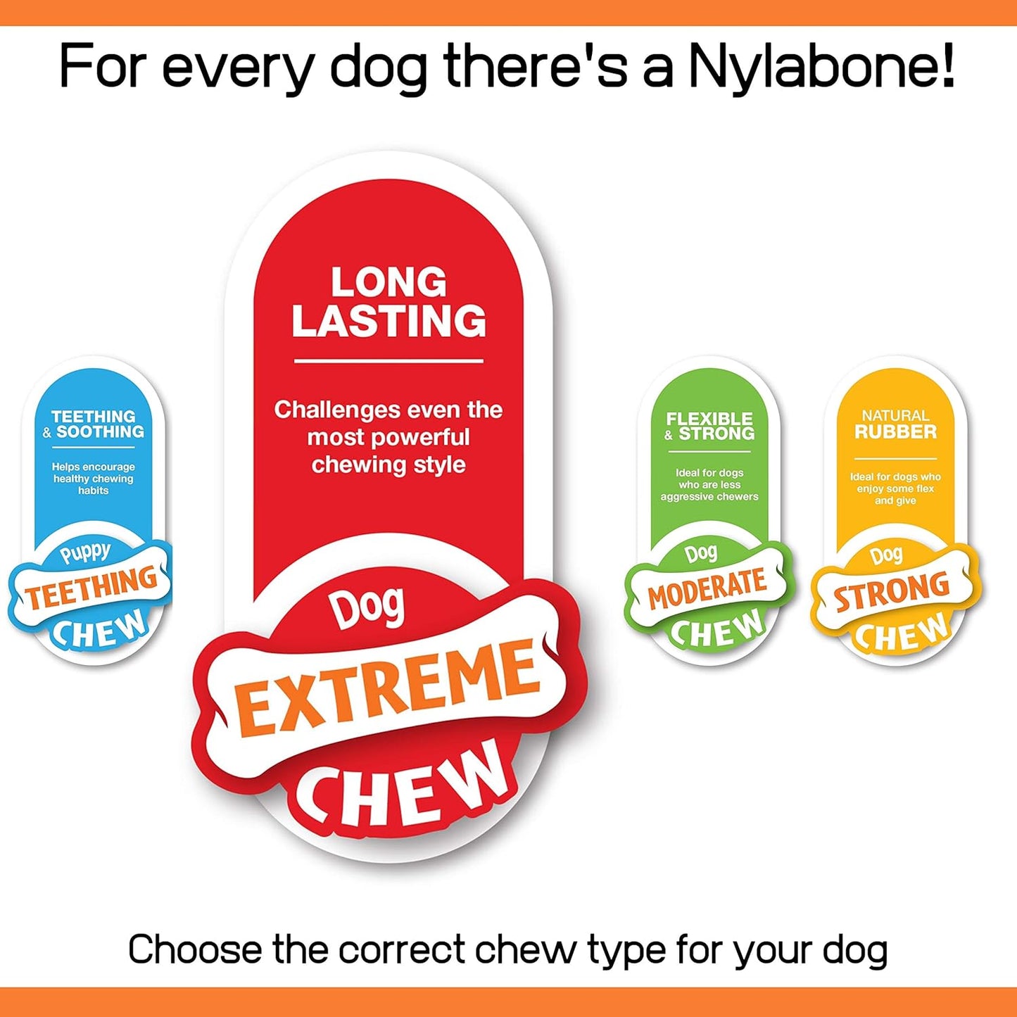 Nylabone Twin Pack Small Dog Apple & Cheeseburger