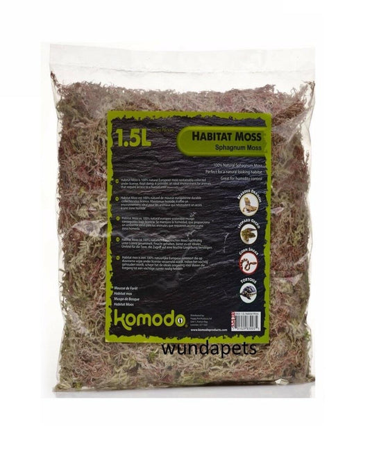 Komodo Sphagnum Moss 1.5ltr