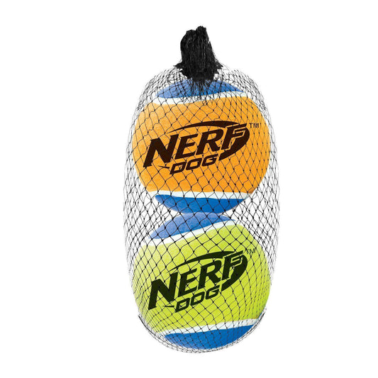 Nerf Squeaker Tennis Ball Large 2 Pack