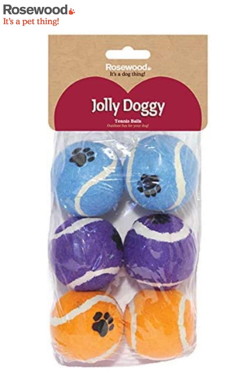 Rosewood Tennis Balls 6pcs