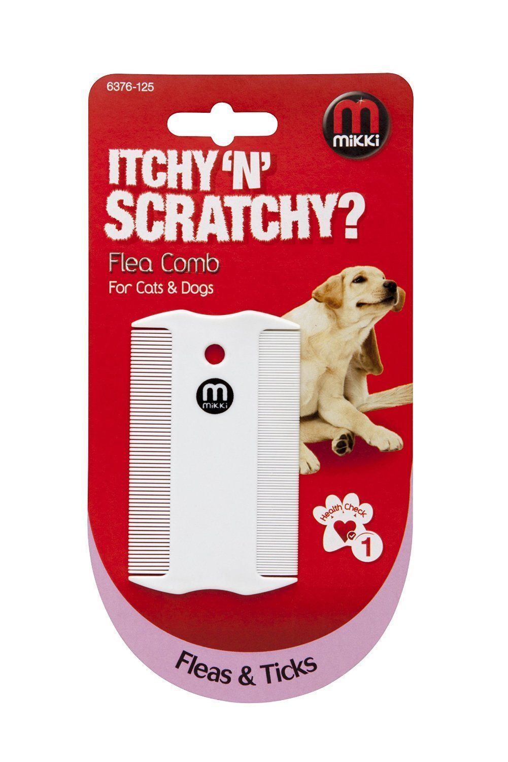 Mikki Itchy N Scratchy Plastic Flea Comb