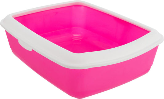 Trixie Classic Cat Litter Tray 37 x 15 x 47 cm Pink/White