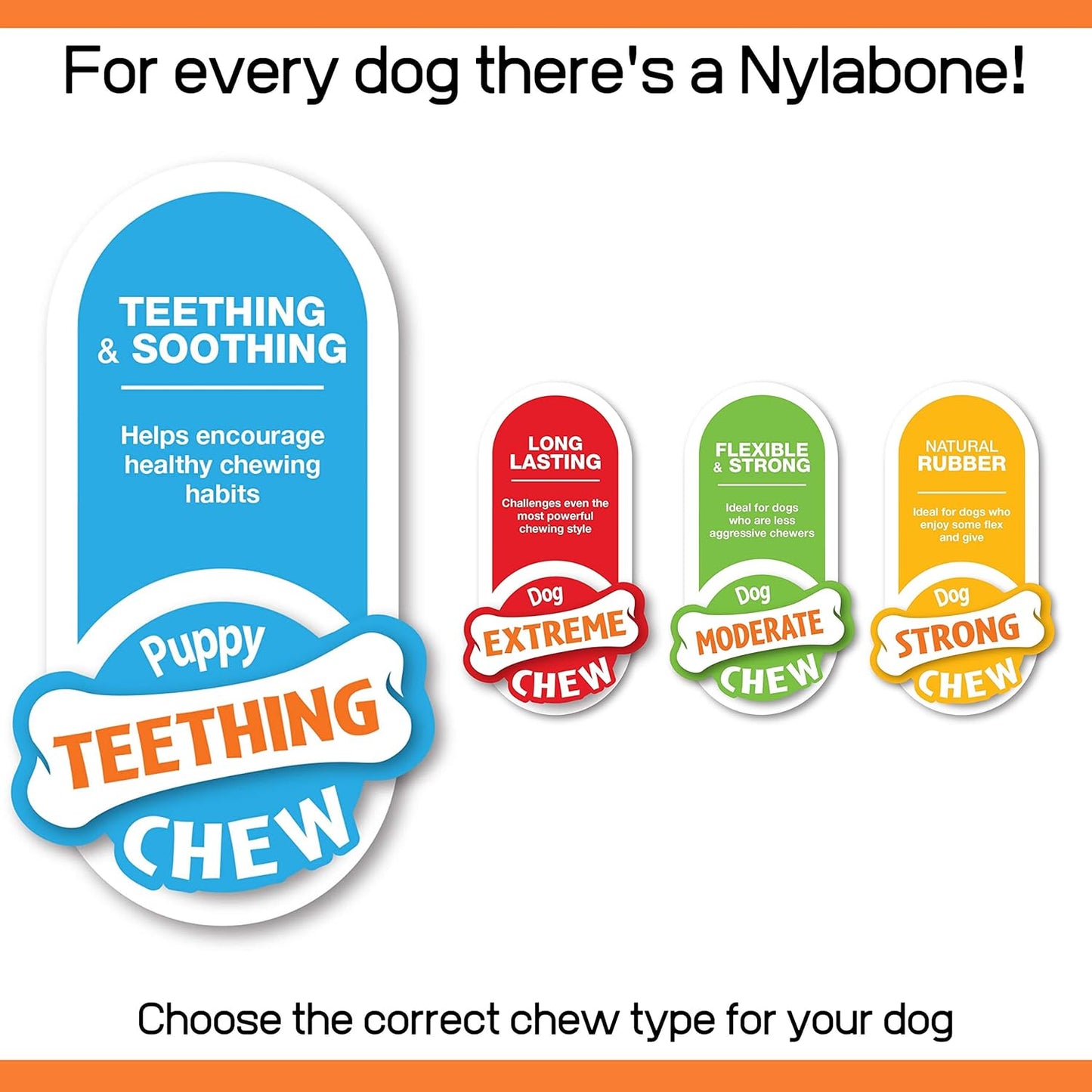 Nylabone Puppybone Wolf Chicken Flavoured