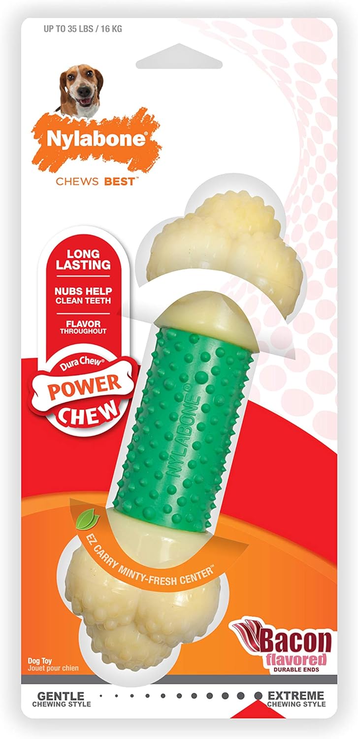 Nylabone Double Action Bacon Medium