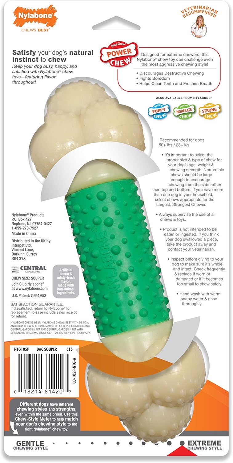 Nylabone Double Action Bacon X Large