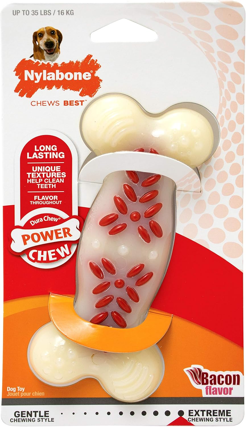 Nylabone Action Nubs Dura Chew Medium Bacon