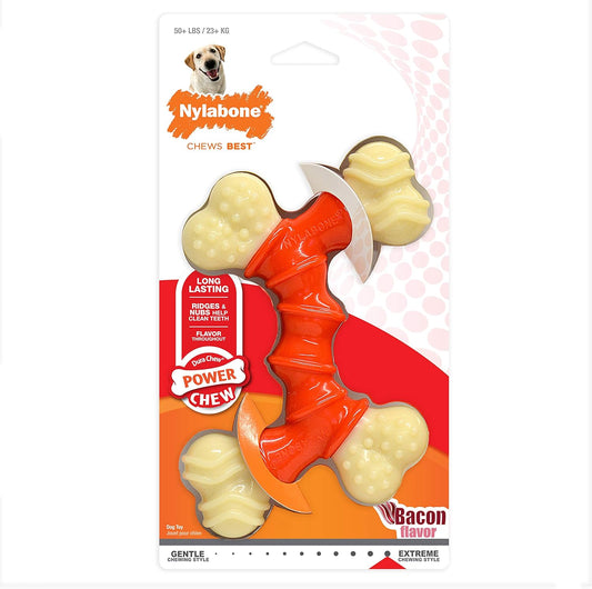 Nylabone Extreme Double Bone Bacon X Large