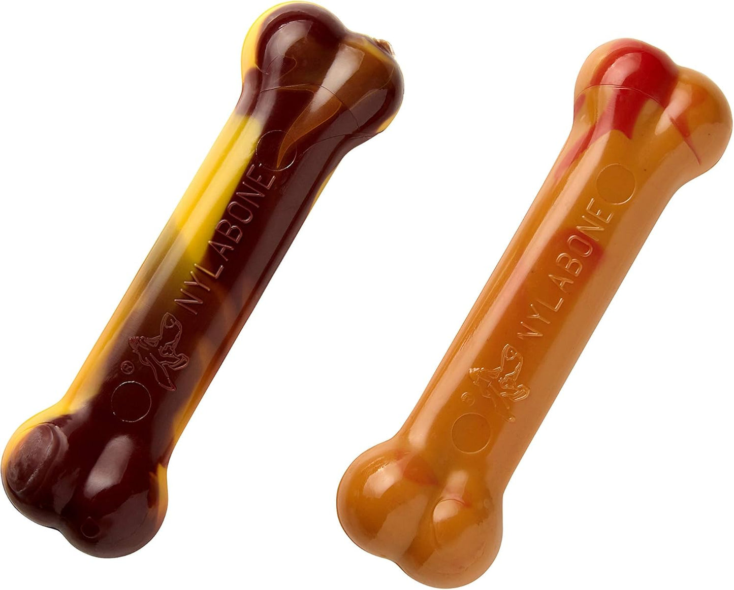 Nylabone Twin Pack Small Dog Apple & Cheeseburger