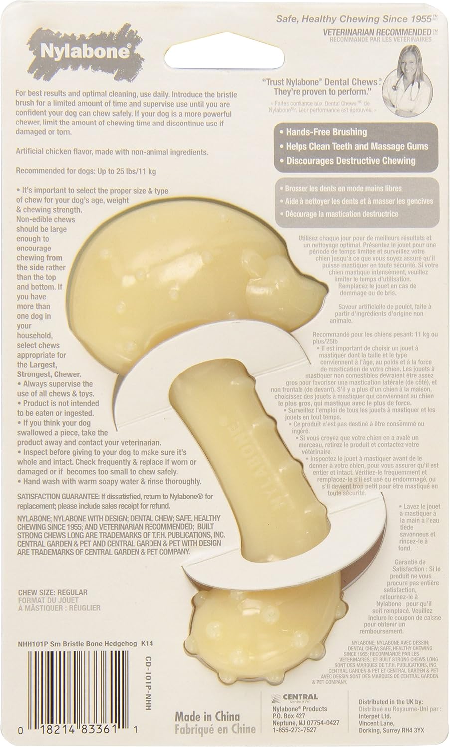 Nylabone Dental Hedgehog Small