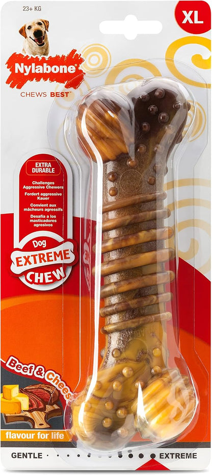 Nylabone Textured Beef & Cheese Bone X Large