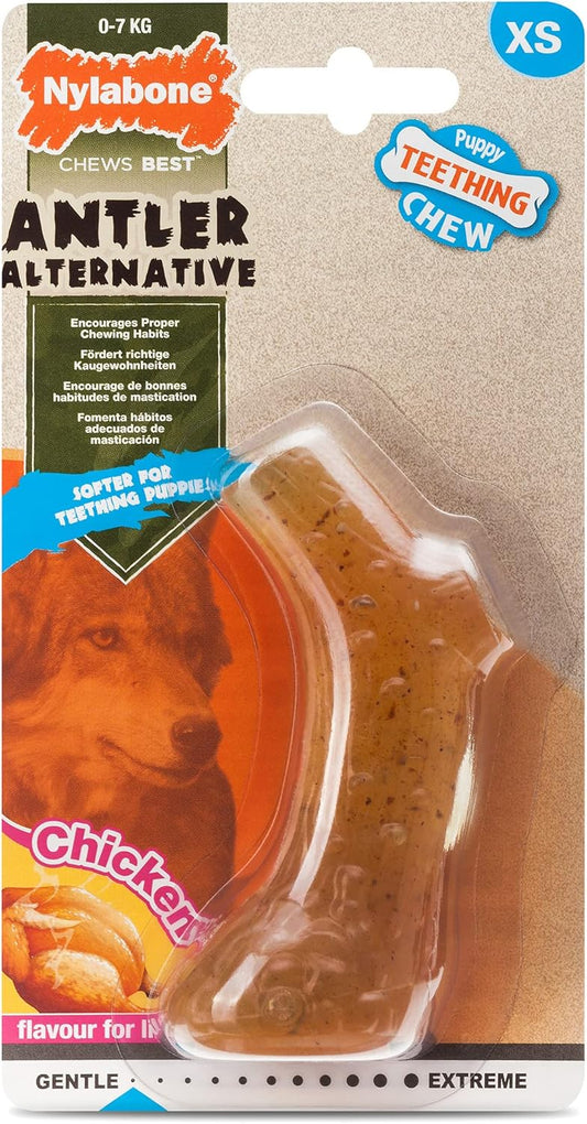 Nylabone Puppy Antler Chicken X Small