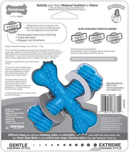 Nylabone Cross Bone Beef Small