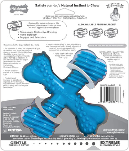 Nylabone Cross Bone Beef