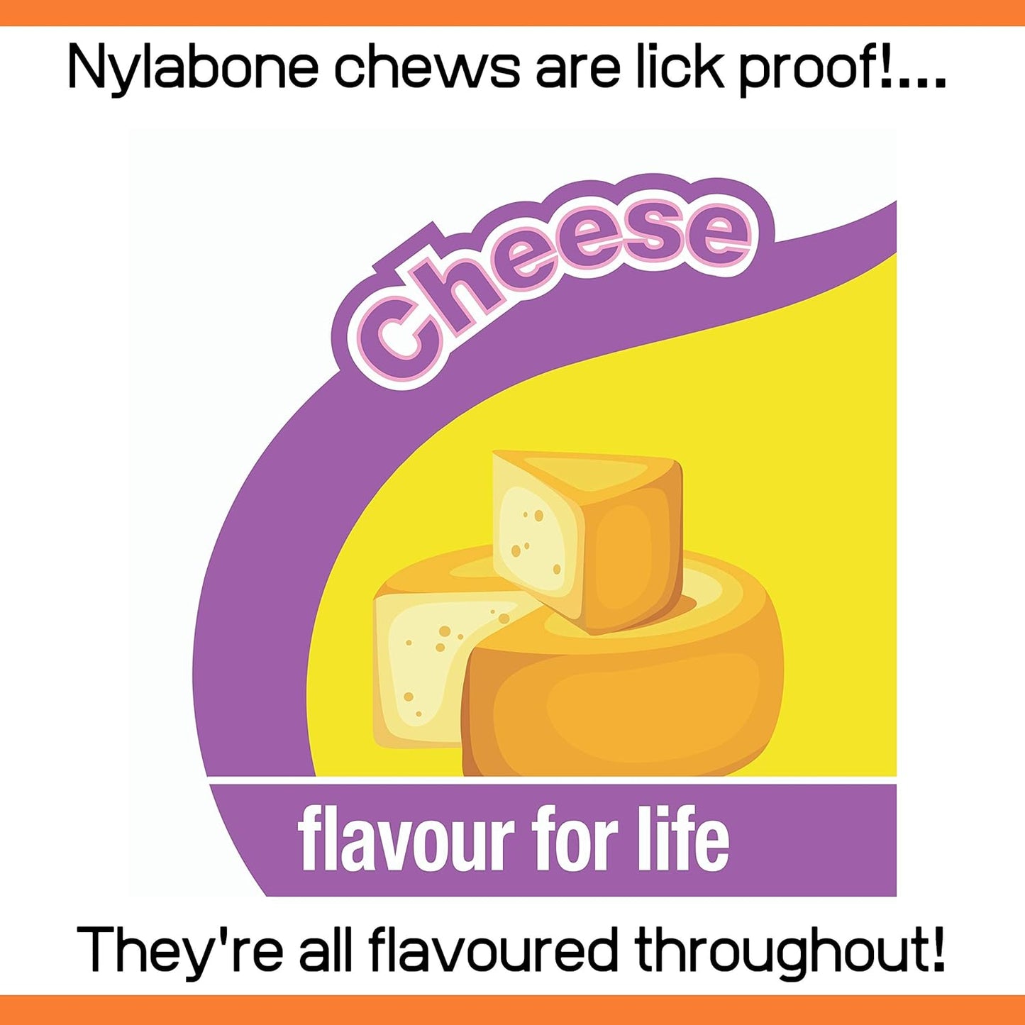 Nylabone Cheese Bone Large