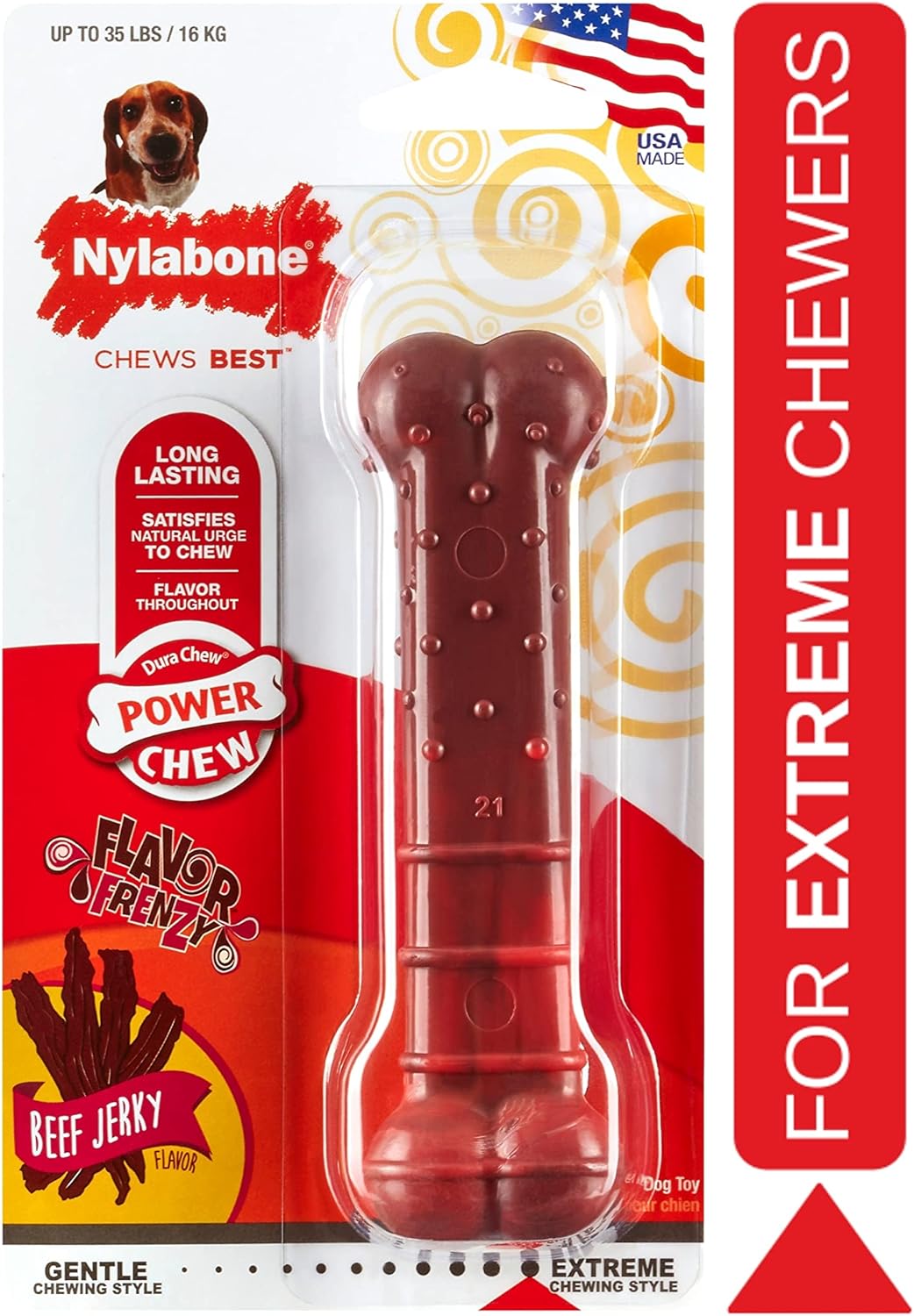 Nylabone Beef Jerky Wolf