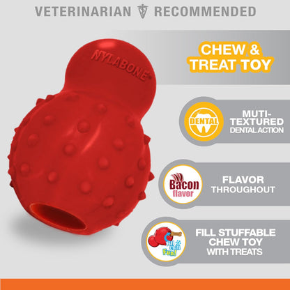 Nylabone Rhino Bacon Puppy Cone Medium