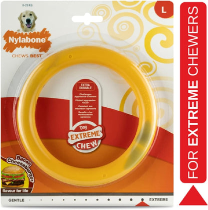 Nylabone Bacon Cheeseburger Ring