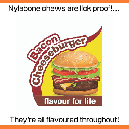 Nylabone Bacon Cheeseburger Ring