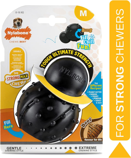 Nylabone Medium Ultimate Black Cone Beef Flavour