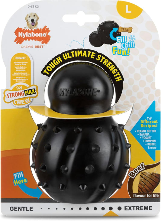 Nylabone Large Ultimate Black Cone Beef Flavour