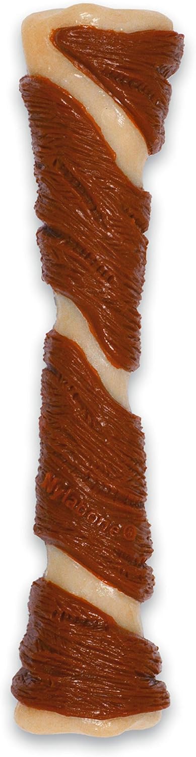 Nylabone Pork Hide Bone Alternative Large Bacon & Peanut Butter
