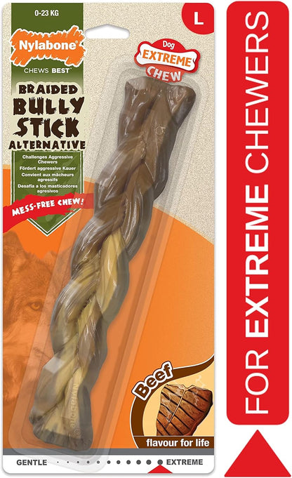 Nylabone Braided Bully Stick Large