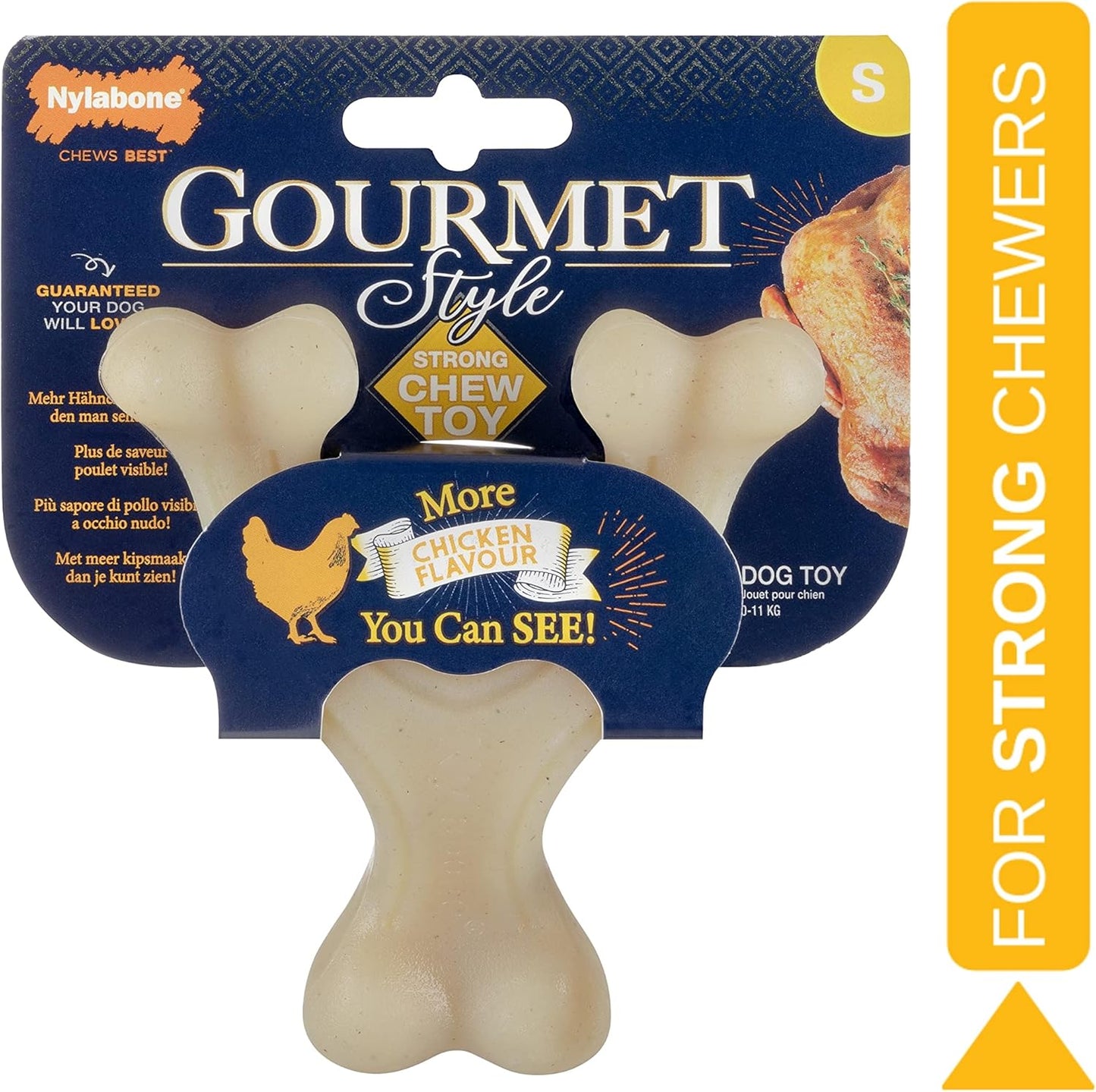 Nylabone Gourmet Style Wishbone Small - Chicken
