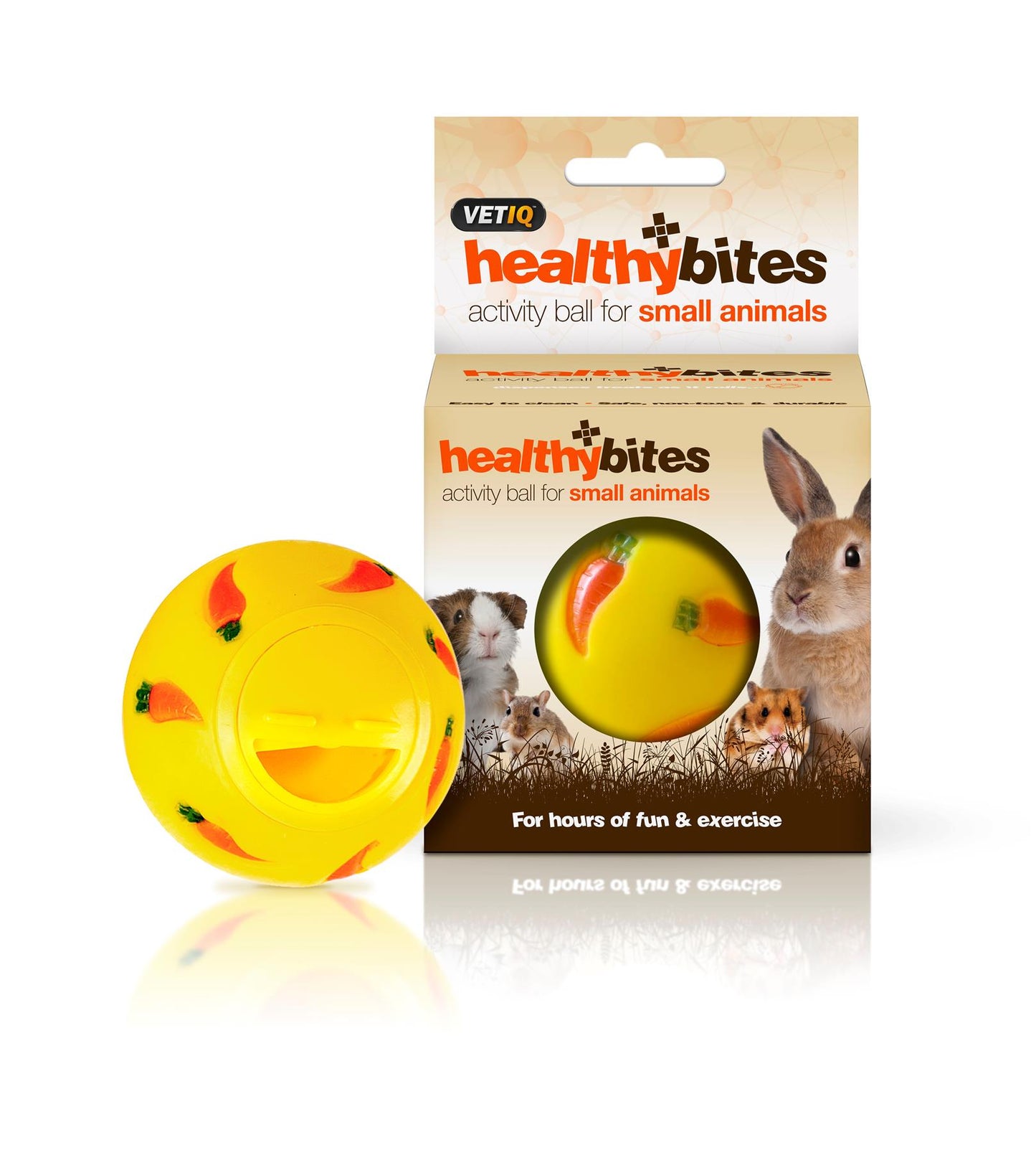 VetIQ Healthy Bites Activity Ball For Small Animals