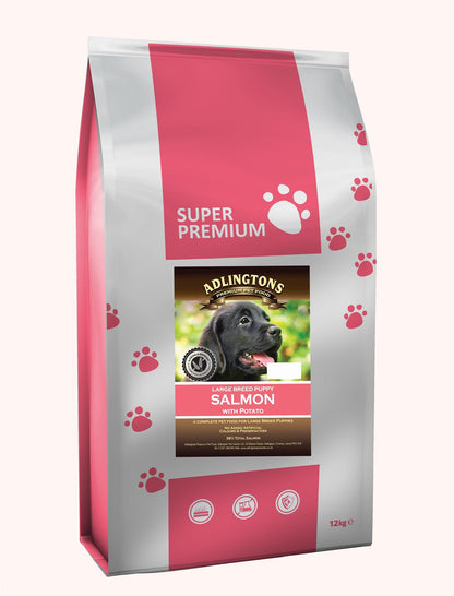 Adlingtons Premium Puppy Large Breed Salmon & Potato 12kg