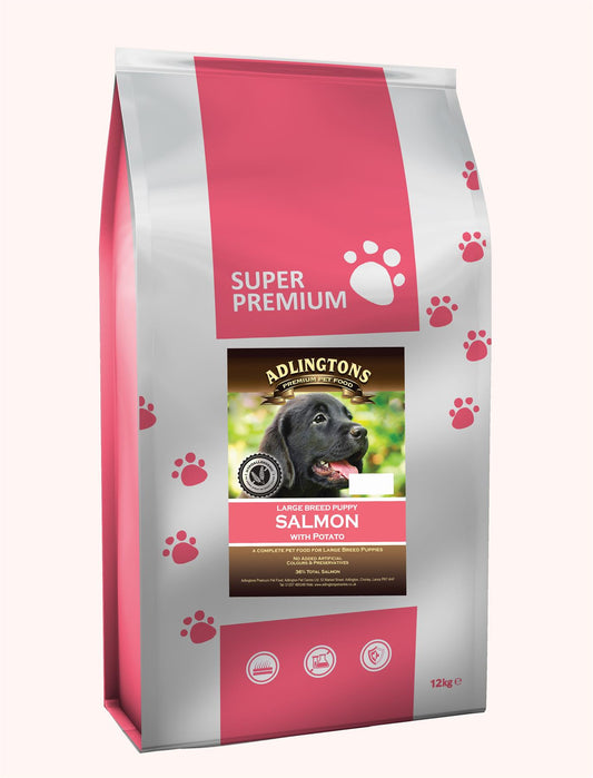 Adlingtons Premium Puppy Large Breed Salmon & Potato 12kg