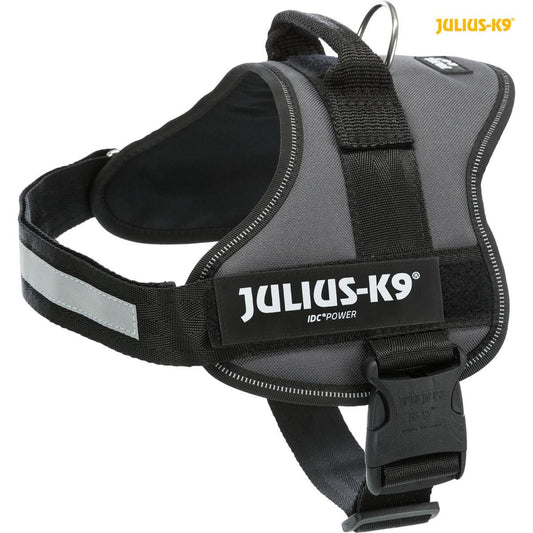 Julius K9 Powerharness Medium Size 0 58-76Cm, Anthracite Grey