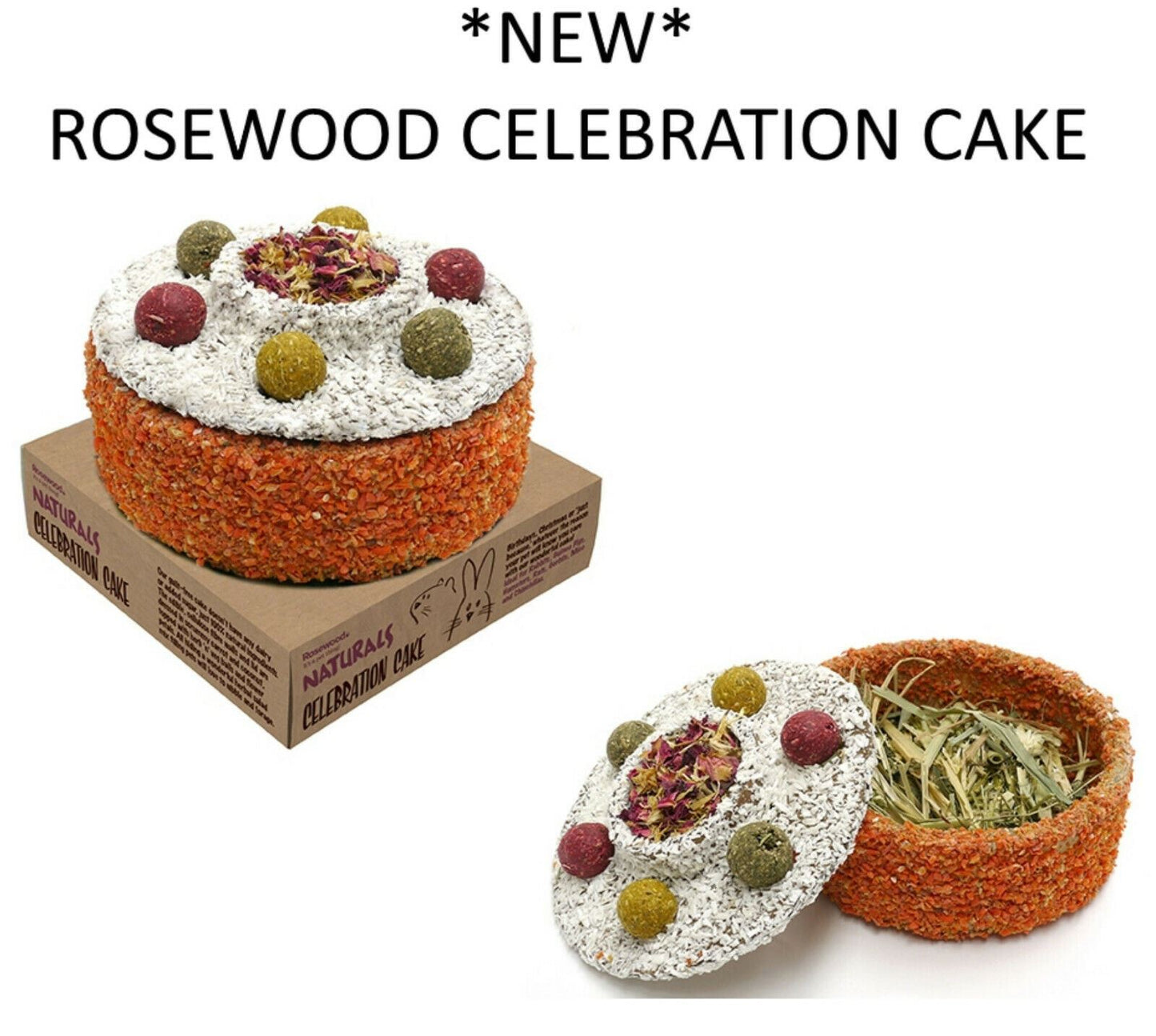 Rosewood Naturals Small Animal Celebration Cake 230g