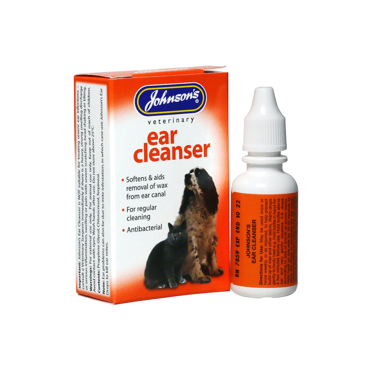 Johnson's Veterinary Ear Cleanser 18ml