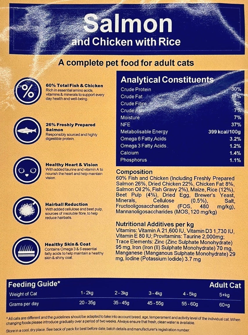 Adlingtons Premium Adult Cat Salmon 6kg