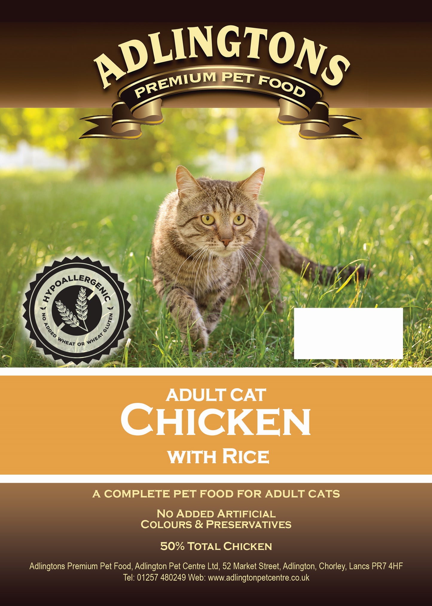 Adlingtons Premium Adult Cat Chicken 6kg