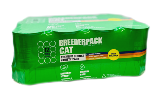 Breederpack Cat Premium Chunks 12 x 400g