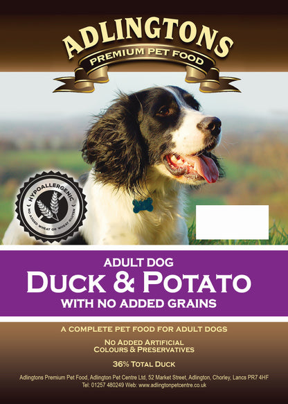 Adlingtons Premium Adult Duck & Potato 2kg