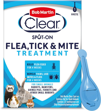 Bob Martin Clear Spot On Small Animal 1 Pipette